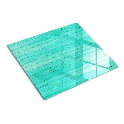 Schneidebrett glas Türkisfarbene Dielen