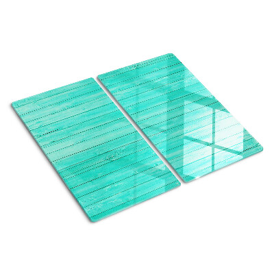 Schneidebrett glas Türkisfarbene Dielen