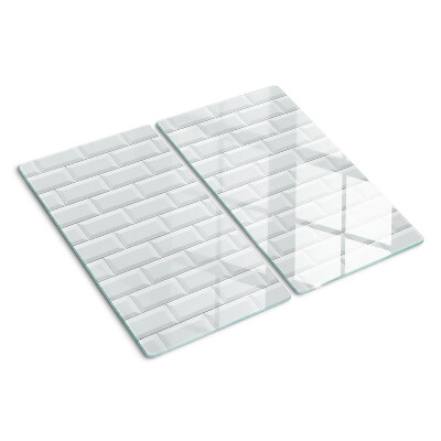 Schneidebrett glas Ziegelmauer