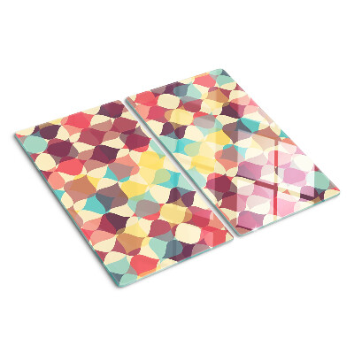 Schneidebrett glas Geometrie farbiger Kreise