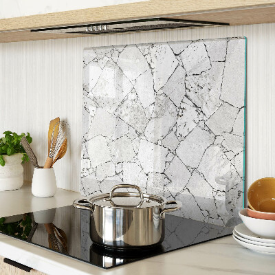 Glasschneidebrett Gebrochener Marmor