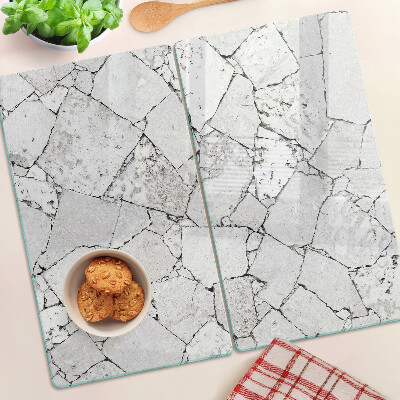 Glasschneidebrett Gebrochener Marmor