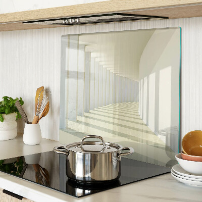 Glasschneidebrett Architektonische Perspektive mit Spiegeleffekt