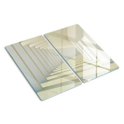 Glasschneidebrett Architektonische Perspektive mit Spiegeleffekt
