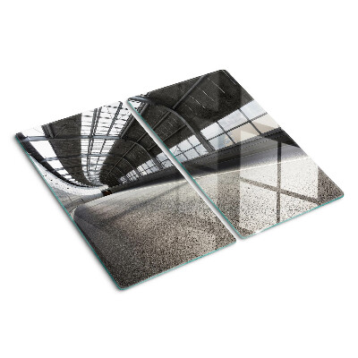 Glasschneidebrett Moderne Architektur und Geometrie