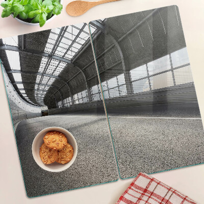 Glasschneidebrett Moderne Architektur und Geometrie