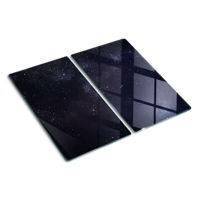Glasschneidebrett Kosmisches Universum mit Sternen