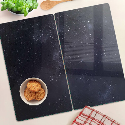 Glasschneidebrett Kosmisches Universum mit Sternen