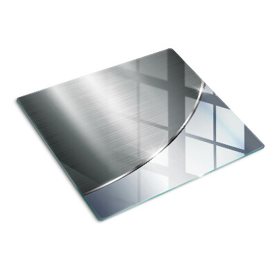 Glasschneidebrett Metallischer Glanz mit Reflexen