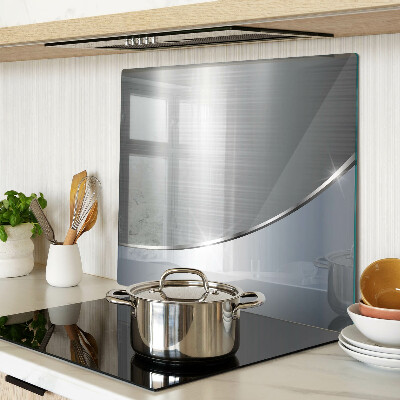 Glasschneidebrett Metallischer Glanz mit Reflexen