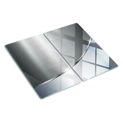 Glasschneidebrett Metallischer Glanz mit Reflexen
