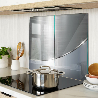 Glasschneidebrett Metallischer Glanz mit Reflexen