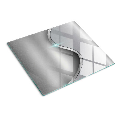 Glasschneidebrett Modernes Design mit Welle
