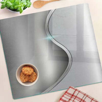 Glasschneidebrett Modernes Design mit Welle