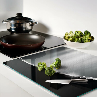 Schneidebrett glas Metallischer Glanz mit Reflexen