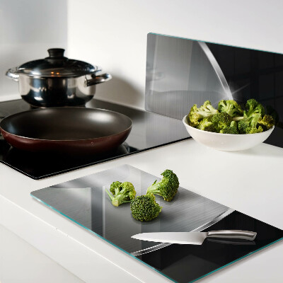 Schneidebrett glas Metallischer Glanz mit Reflexen