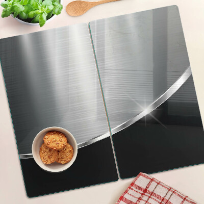 Schneidebrett glas Metallischer Glanz mit Reflexen