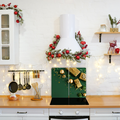 Glas Ceranfeldabdeckung Geschenke Winter-Feiertags-Dekorationen