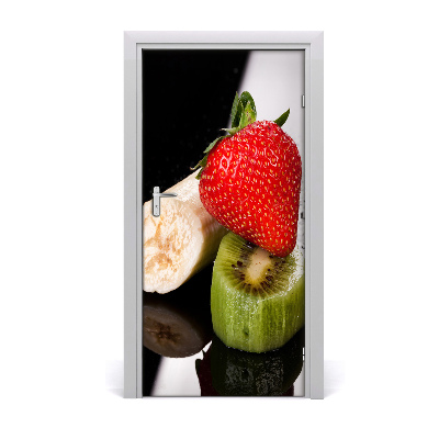 Selbstklebender aufkleber an der tür Obst