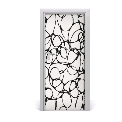 Selbstklebendes wandbild an der wand Chaotische räder