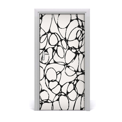 Selbstklebendes wandbild an der wand Chaotische räder