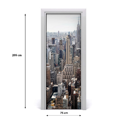 Selbstklebendes wandbild an der wand New york