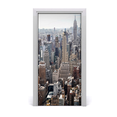 Selbstklebendes wandbild an der wand New york