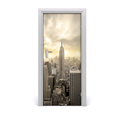 Selbstklebendes wandbild an der wand Manhattan new york city