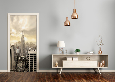 Selbstklebendes wandbild an der wand Manhattan new york city
