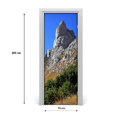 Selbstklebendes wandbild an der wand Kleine giewont tatra