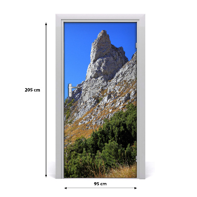 Selbstklebendes wandbild an der wand Kleine giewont tatra