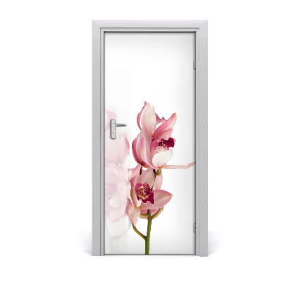 Selbstklebender aufkleber an der tür Rosa orchidee