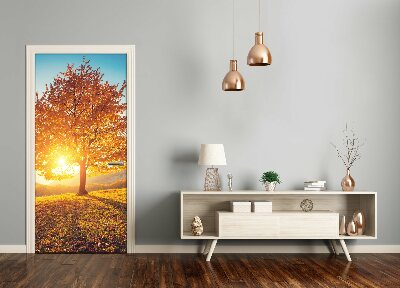 Selbstklebendes wandbild an der wand Herbst-baum