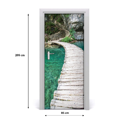 Selbstklebendes wandbild an der wand Plitvicer seen