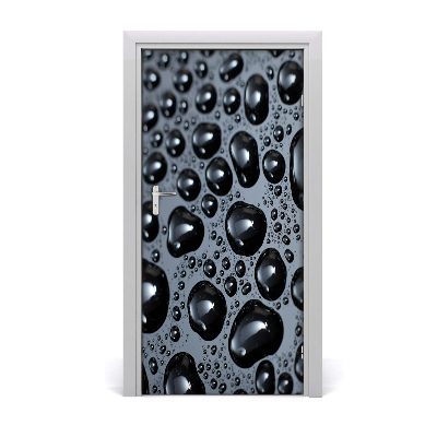 Selbstklebendes wandbild an der wand Wassertropfen