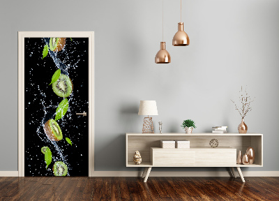 Selbstklebender aufkleber an der tür Kiwi