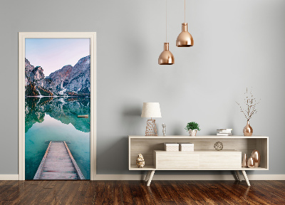 Selbstklebendes wandbild an der wand Mountain lake