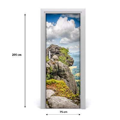 Selbstklebendes wandbild an der wand Szczeliniec wielki