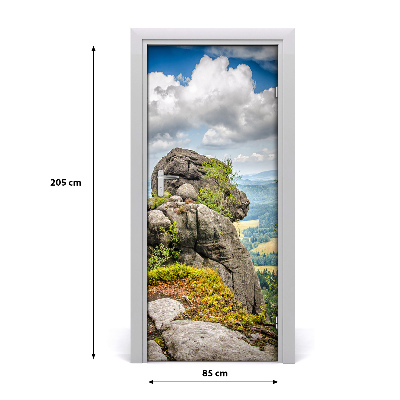 Selbstklebendes wandbild an der wand Szczeliniec wielki