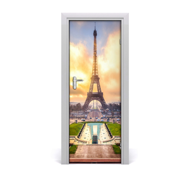 Selbstklebendes wandbild an der wand Eiffelturm