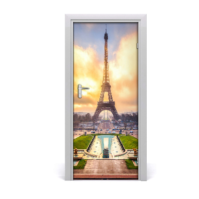 Selbstklebendes wandbild an der wand Eiffelturm