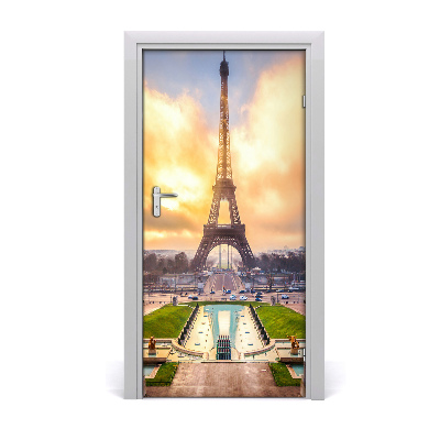 Selbstklebendes wandbild an der wand Eiffelturm