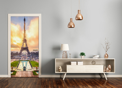 Selbstklebendes wandbild an der wand Eiffelturm