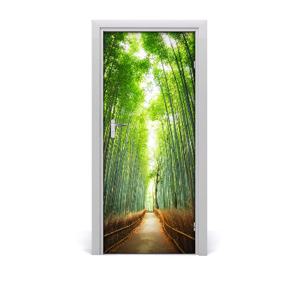 Selbstklebendes wandbild an der wand Weg bambusse