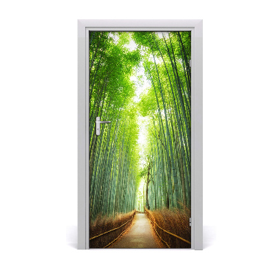 Selbstklebendes wandbild an der wand Weg bambusse