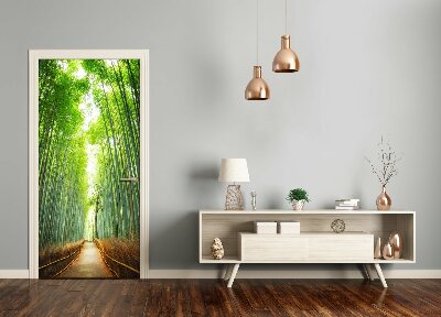 Selbstklebendes wandbild an der wand Weg bambusse