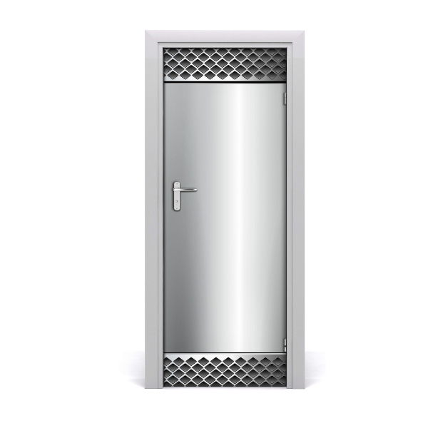 Selbstklebendes wandbild an der wand Metall-hintergrund
