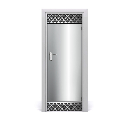 Selbstklebendes wandbild an der wand Metall-hintergrund
