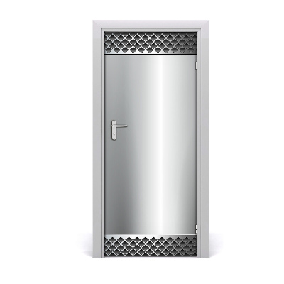 Selbstklebendes wandbild an der wand Metall-hintergrund