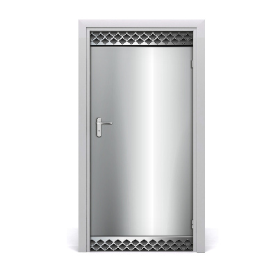 Selbstklebendes wandbild an der wand Metall-hintergrund